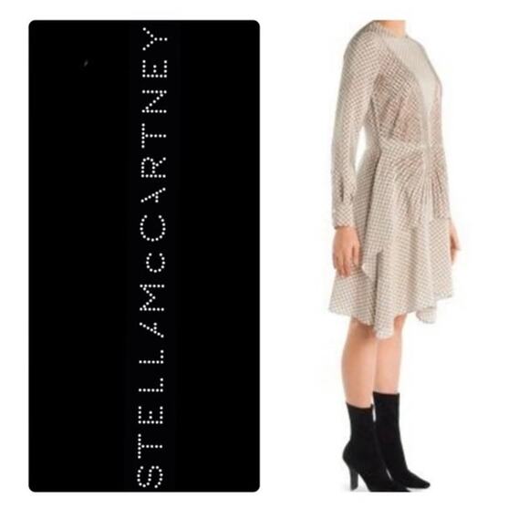 STELLA McCARTNEY SILK BELLA DRESS - Picture 1 of 16